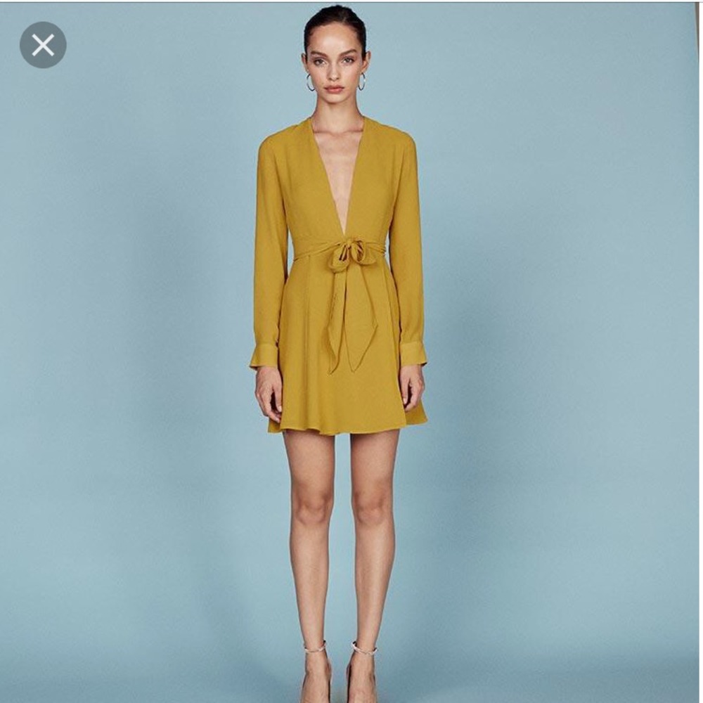 Reformation Porter wrap dress